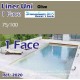 Liner pour piscine UNI Dreamliner 2015 1 Face 12 couleurs Made In Blue piscines