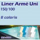 Liner armé uni 150/100