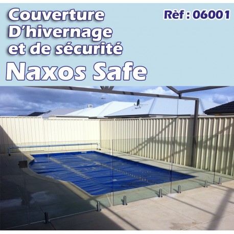 Couverture d'hiver NAXOS SAFE de piscine 10X5m