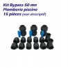kit Bypass 50mn 15pièces pour pompe à chaleur