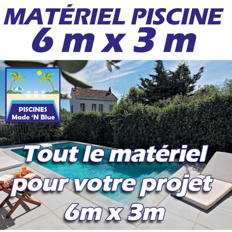 Promo Piscine 6mx3m - Que le matériel